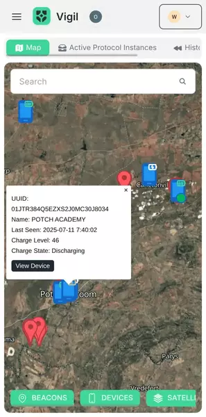Vigil Satellite Map View